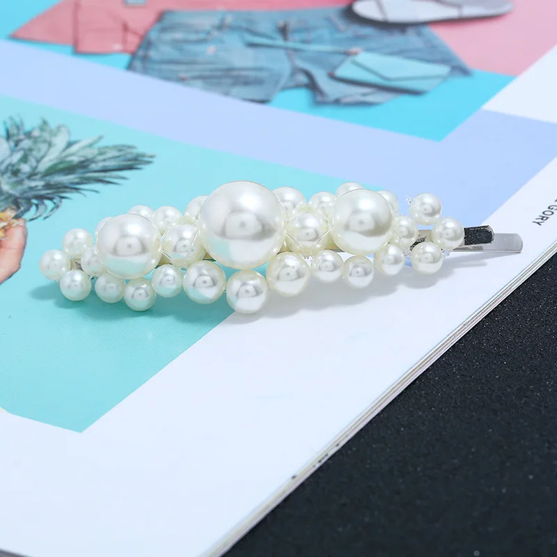 8pcs Pearl fish line water drop hairpin BB clip word clip Korean version of the net red beaded bangs clip side clip
8pcs Pearl fish line water drop hairpin BB clip word clip Korean version of the net red beaded bangs clip side clip