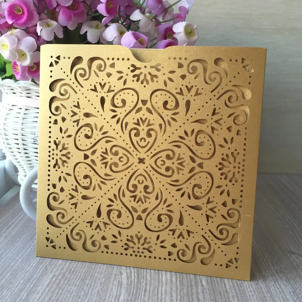 30pcs New Luxury Gold Pocket Wedding Invitation Cards Card Paper and Cover Kit for Wedding Birthday Shower Party decoration
30pcs New Luxury Gold Pocket Wedding Invitation Cards Card Paper and Cover Kit for Wedding Birthday Shower Party decoration