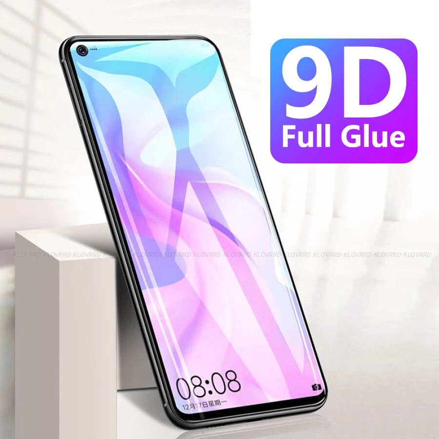 9D закаленное стекло для huawei Honor View 20 полное покрытие протектор экрана V20 Полный