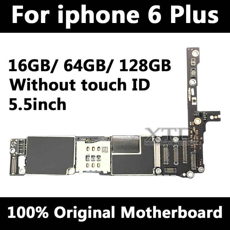 For Original iPhone 6 Plus 5.5inch Motherboard IOS System Mainboard Full Unlocked No Touch ID Logic Board Good Working
For Original iPhone 6 Plus 5.5inch Motherboard IOS System Mainboard Full Unlocked No Touch ID Logic Board Good Working