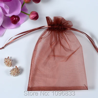 Brown Coffee color Orangza Drawstring Pouch size 13X18CM, Gift Packaging Silk Bag, Wedding Candy Packaging Pouch, 100 Pieces/Lot
Brown Coffee color Orangza Drawstring Pouch size 13X18CM, Gift Packaging Silk Bag, Wedding Candy Packaging Pouch, 100 Pieces/Lot