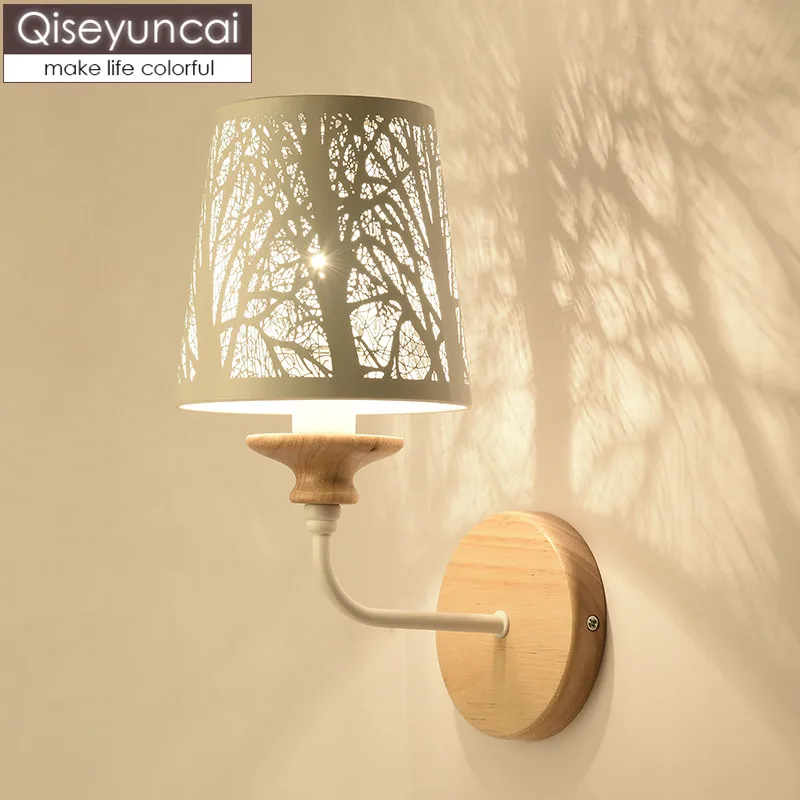 Qiseyuncai Nordic hollow carved wall lamp creative corridor corridor wall simple carved wood bedroom bedside lamps free shipping
Qiseyuncai Nordic hollow carved wall lamp creative corridor corridor wall simple carved wood bedroom bedside lamps free shipping