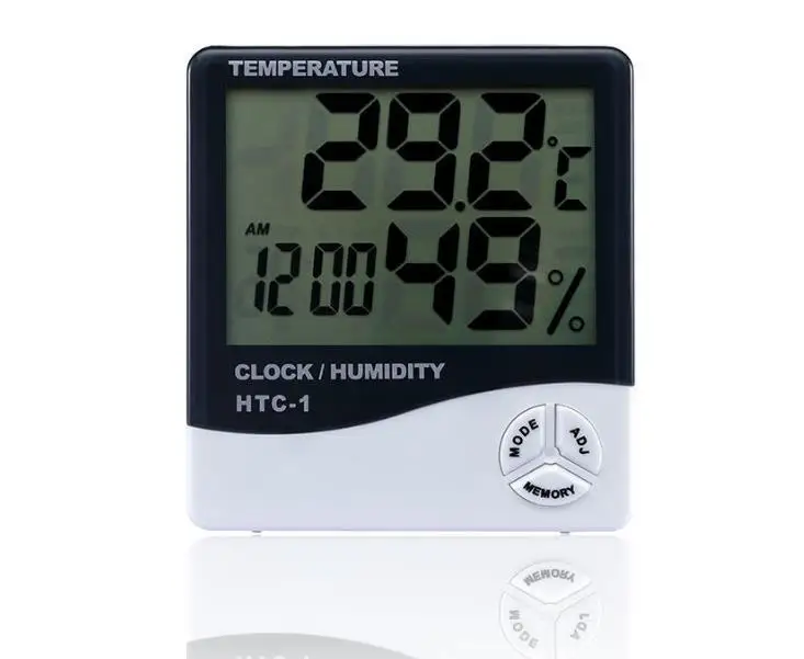 DHL 50PCS HTC-1 LCD Digital Thermometer Temperature Humidity Meter Multifunction Meter Large Hygrometer SN1174
DHL 50PCS HTC-1 LCD Digital Thermometer Temperature Humidity Meter Multifunction Meter Large Hygrometer SN1174