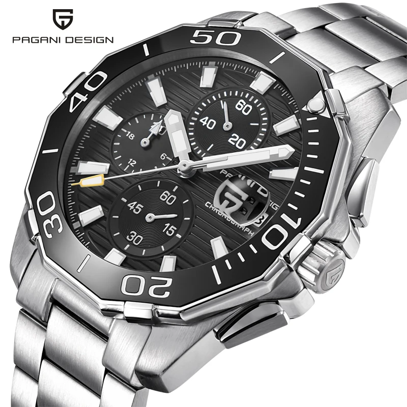 PAGANI DESIGN Watch Men Fashion Brand Luxury Military Quartz Watch Leather Waterproof Sport Wrist Watch Chronograph Relogio 3ATM
PAGANI DESIGN Watch Men Fashion Brand Luxury Military Quartz Watch Leather Waterproof Sport Wrist Watch Chronograph Relogio 3ATM