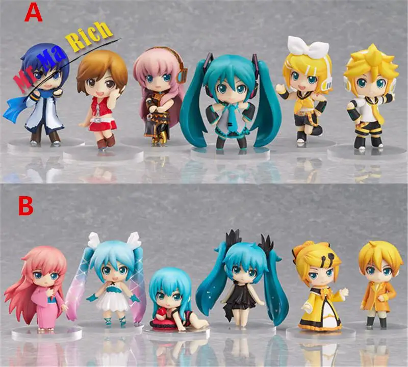 Аниме Hatsune Miku Family Deep Sea Snow Brinquedos ПВХ фигурка Juguetes Коллекционная модель куклы
