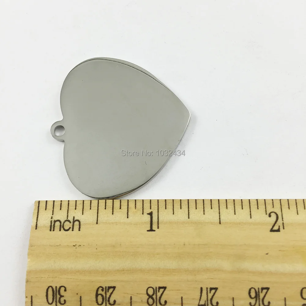 1200pcs/lot Stainless Steel Heart Shape ID Dog Tags High Quality Tag ID Jewelry Both Sides Polished Pendant Free Shipping
1200pcs/lot Stainless Steel Heart Shape ID Dog Tags High Quality Tag ID Jewelry Both Sides Polished Pendant Free Shipping