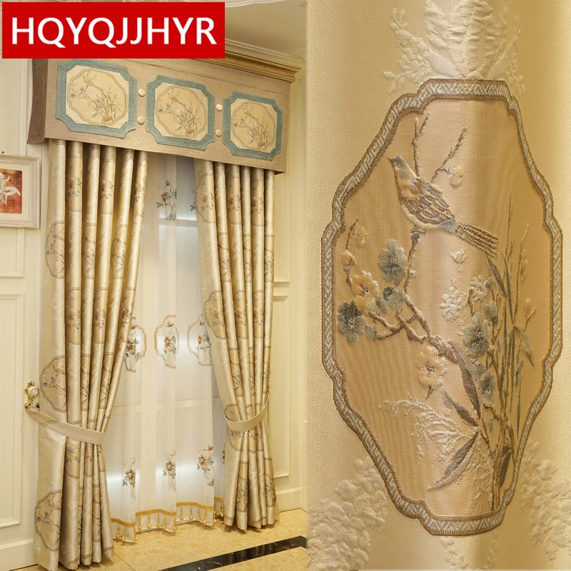 European high quality embossed jacquard blackout Window curtains for living room classic elegant luxury curtains for bedroom
European high quality embossed jacquard blackout Window curtains for living room classic elegant luxury curtains for bedroom