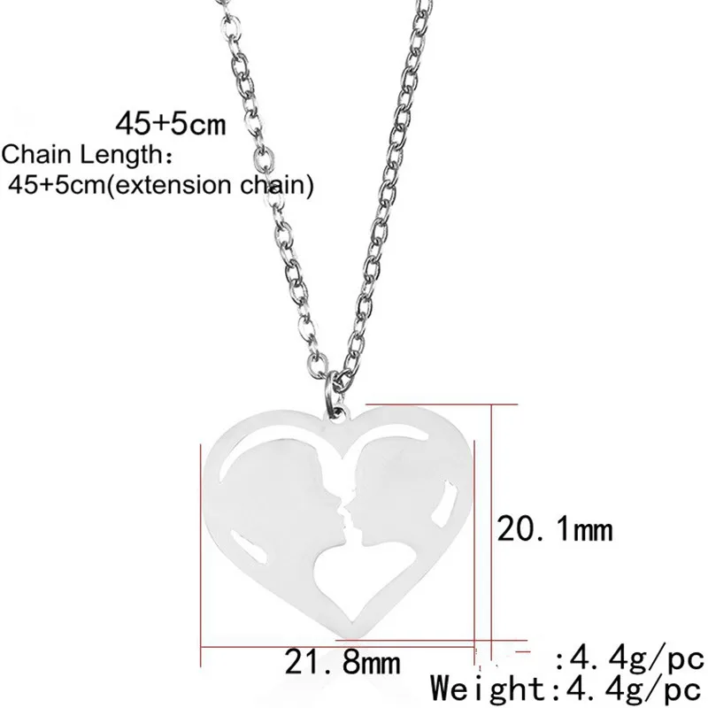 New Couple Necklace Stainless Steel Couple Heart Pendant Necklace Lover Gift Jewellery Valentine's Day Jewellery
New Couple Necklace Stainless Steel Couple Heart Pendant Necklace Lover Gift Jewellery Valentine's Day Jewellery