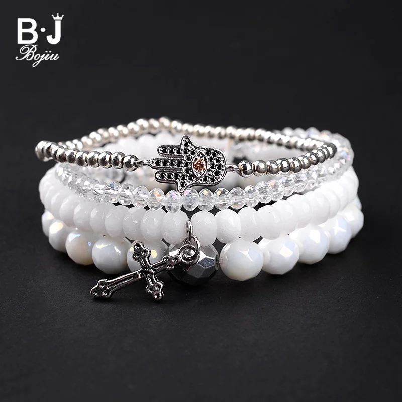 BOJIU Trendy Evil Eye Palm Cross Charm Bracelets Set For Women Multilayer Crystal Bead Bracelet Jewelry Christmas Gift BCSET191
BOJIU Trendy Evil Eye Palm Cross Charm Bracelets Set For Women Multilayer Crystal Bead Bracelet Jewelry Christmas Gift BCSET191
