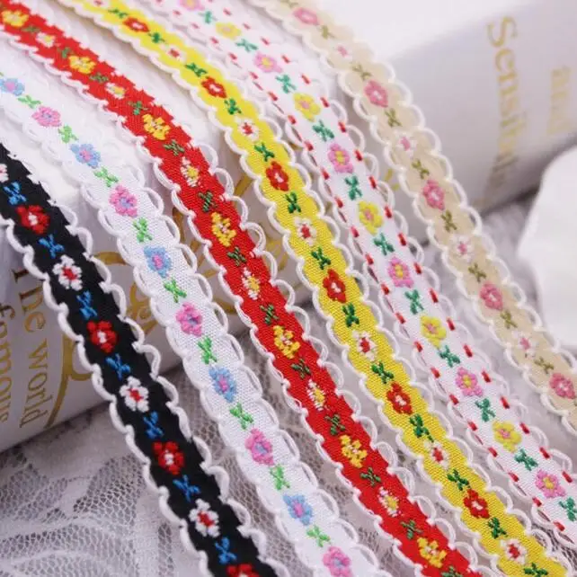 22yds Colorful Floral Ethnic Wind Cotton Embroidery Lace Trims Ribbons Fabric Decoration DIY Handmade Clothing Accessories Craft
22yds Colorful Floral Ethnic Wind Cotton Embroidery Lace Trims Ribbons Fabric Decoration DIY Handmade Clothing Accessories Craft