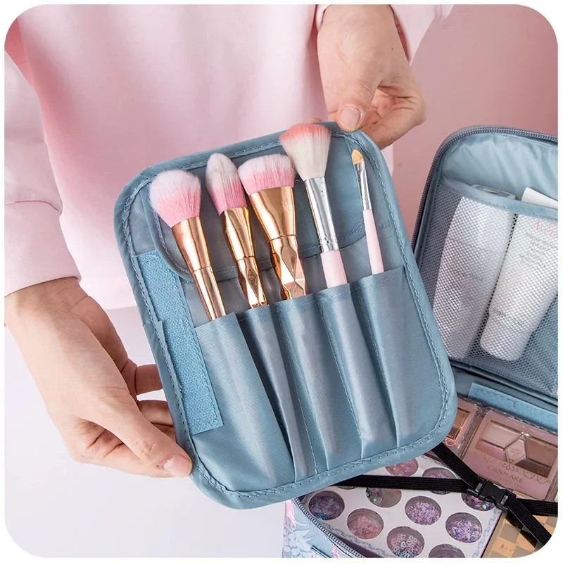 Portable Cosmetic Bag Large Capacity Polyester Travel Makeup Storage Box Waterproof Lipstick Storage Bag Makeup Brush Holder
Portable Cosmetic Bag Large Capacity Polyester Travel Makeup Storage Box Waterproof Lipstick Storage Bag Makeup Brush Holder