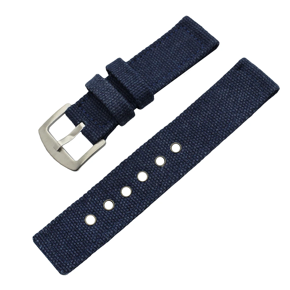 Ремешок нейлоновый в стиле НАТО для мужских и женских часов тканевый браслет с