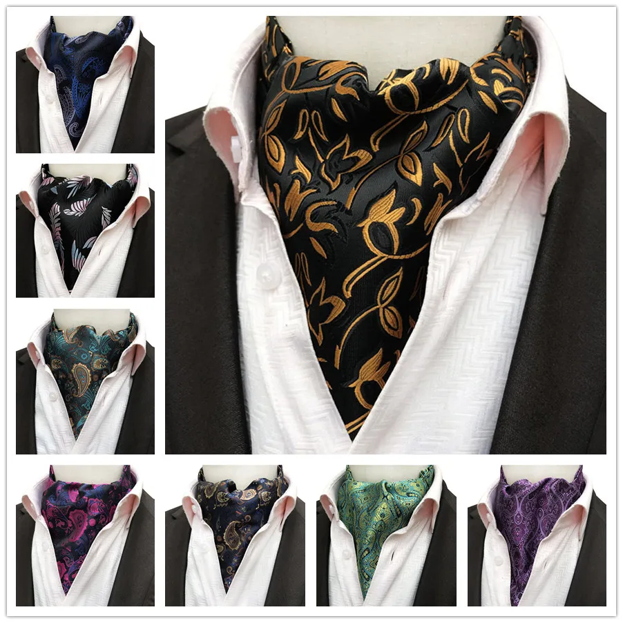 Элегантный мужской официальный шейный платок высокого качества тканый галстуки
