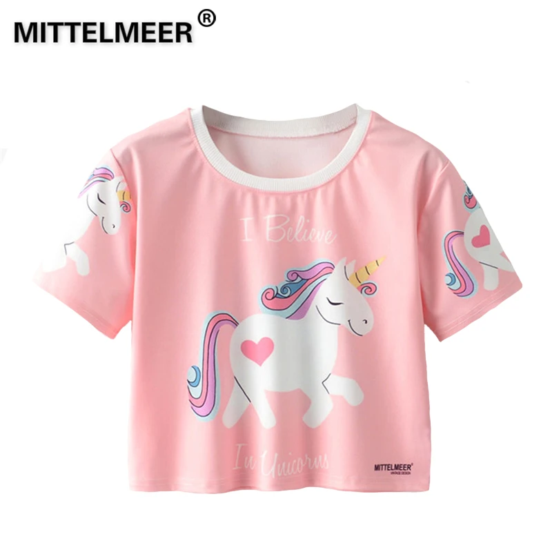 MITTELMEER/Летняя футболка kawaii для девочек студентов женщин Harajuku с коротким рукавом