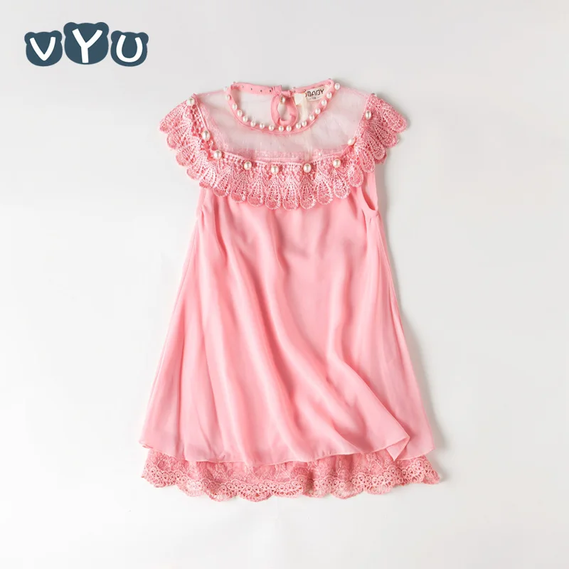 VYU New Summer Costume Princess Girls Dress Children's Prom Clothing Kids Chiffon Lace Dresses Baby Girl Party Dress With Pearl
VYU New Summer Costume Princess Girls Dress Children's Prom Clothing Kids Chiffon Lace Dresses Baby Girl Party Dress With Pearl