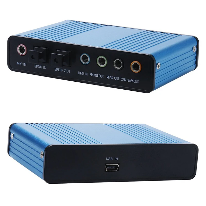 USB 2 0 канал 5 1 оптическая S/PDIF Toslink аудио Звуковая карта внешний адаптер конвертер