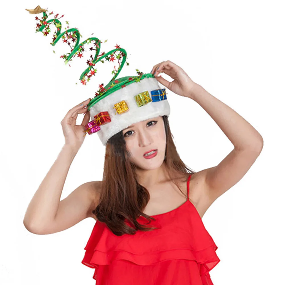 Christmas headwear caps Christmas tree spring hat Ornament New Year Party hat Plush Spring Caps Christmas cosplay
Christmas headwear caps Christmas tree spring hat Ornament New Year Party hat Plush Spring Caps Christmas cosplay