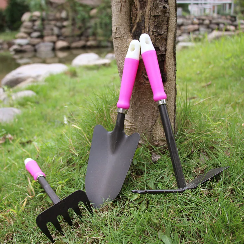 Набор садовых инструментов лопатка грабли небольшие для посадки овощей на