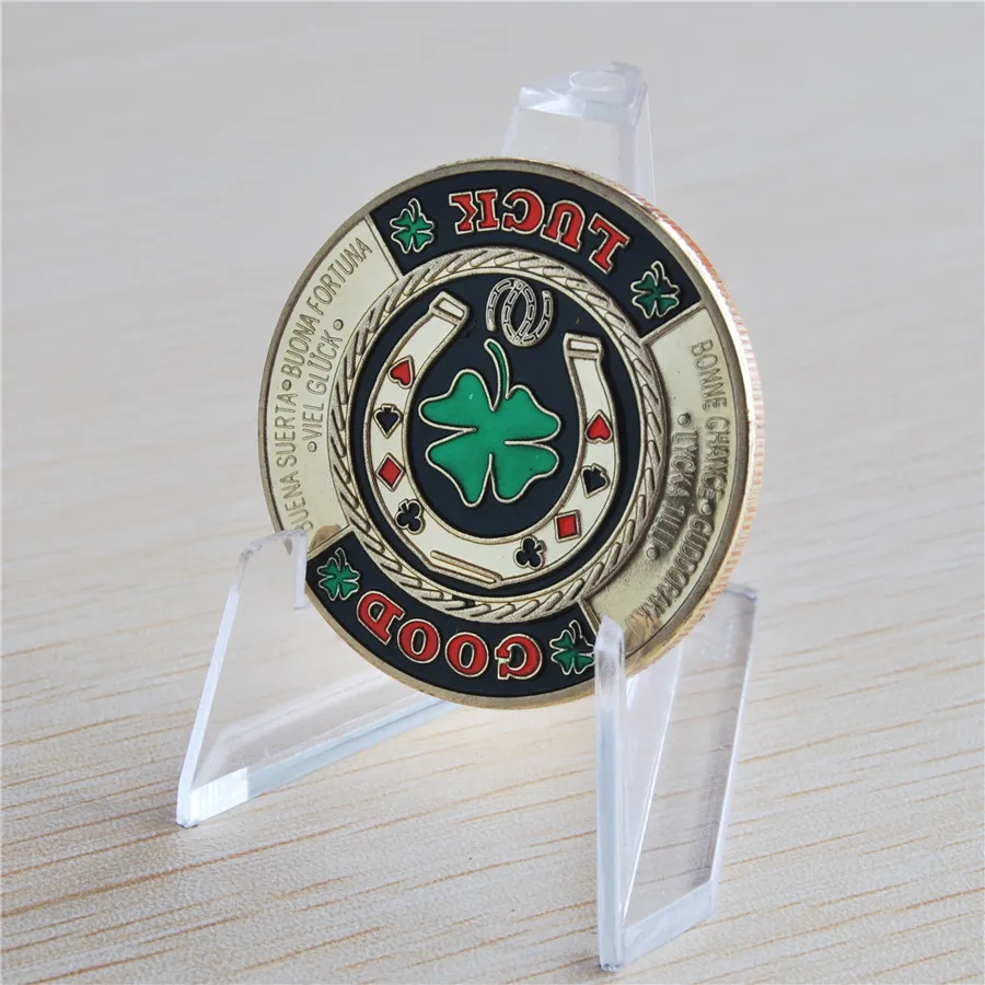 Vintage "Good Luck" Souvenir Coin 40*3mm Poker Guard Protector Antique Gold Plated Coin New Hot Limited Home Decor Craft
Vintage "Good Luck" Souvenir Coin 40*3mm Poker Guard Protector Antique Gold Plated Coin New Hot Limited Home Decor Craft