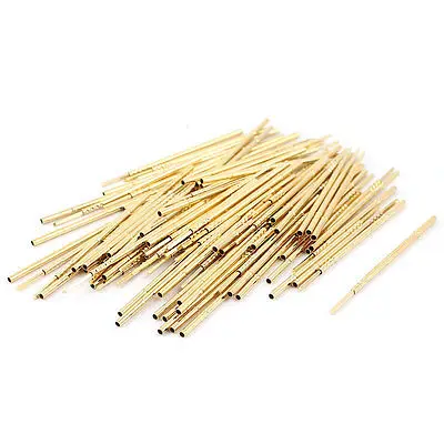 100 Pcs PL75-4W Metal 1.3mm Dia Testing Probe Pin Receptacles Gold Tone Free shipping
100 Pcs PL75-4W Metal 1.3mm Dia Testing Probe Pin Receptacles Gold Tone Free shipping
