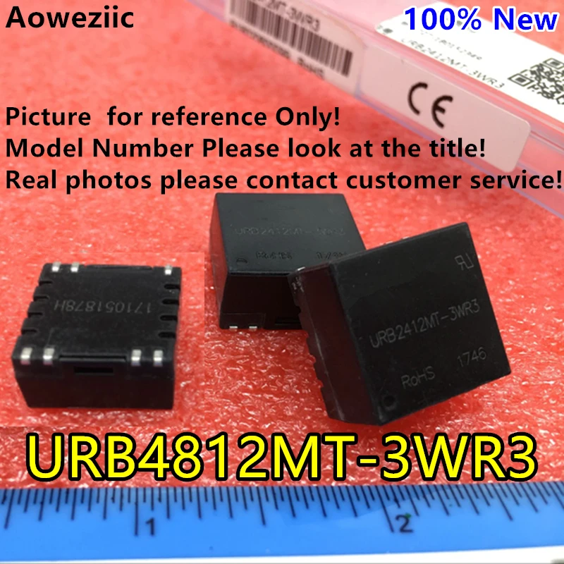 Aoweziic 2PCS/lot URB4812MT-3WR3 URB4812MT-3W New Original SMD Input: 18-75V Output: 12V 0.25A DC-DC 1.5KV Voltage Isolate
Aoweziic 2PCS/lot URB4812MT-3WR3 URB4812MT-3W New Original SMD Input: 18-75V Output: 12V 0.25A DC-DC 1.5KV Voltage Isolate