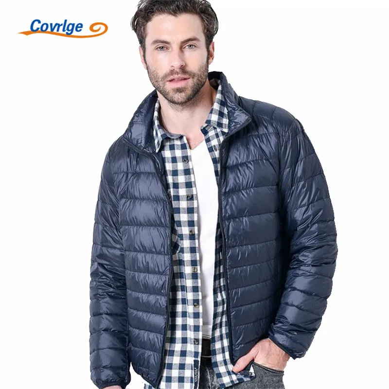 Covrlge Duck Down Jacket Men Solid Color Ultra Light Thin Plus Size Jackets 2019 AutumnWinter Stand Collar Outerwear Coat MWY024
Covrlge Duck Down Jacket Men Solid Color Ultra Light Thin Plus Size Jackets 2019 AutumnWinter Stand Collar Outerwear Coat MWY024