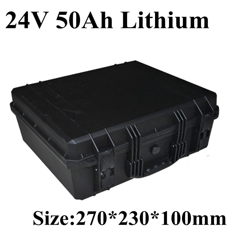 Suitcase 24v 50Ah 24v li ion battery pack waterproof portable toolbox plastic mobile instrument box power energy storage charge
Suitcase 24v 50Ah 24v li ion battery pack waterproof portable toolbox plastic mobile instrument box power energy storage charge