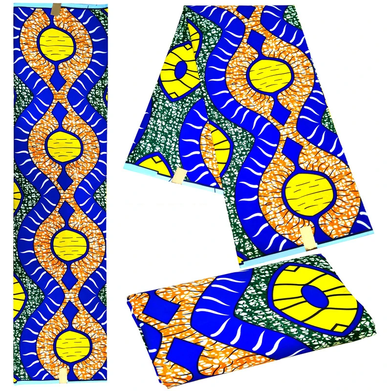 Polyester material African wax fabric fashionable Ankara printed wax fabric for dress sewing 12 yards per lot LBD-224
Polyester material African wax fabric fashionable Ankara printed wax fabric for dress sewing 12 yards per lot LBD-224