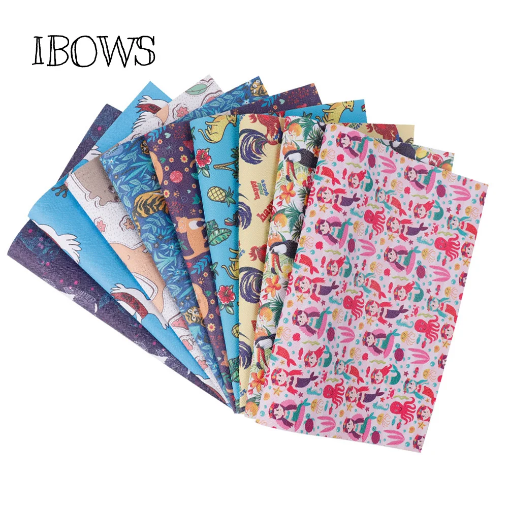 22cm*30cm Synthetic Leather Fabric Sheet Mermaid Animals Printed Pu Fabric For DIY Bag Hairbows Patchwork Sewing Material Fabric
22cm*30cm Synthetic Leather Fabric Sheet Mermaid Animals Printed Pu Fabric For DIY Bag Hairbows Patchwork Sewing Material Fabric