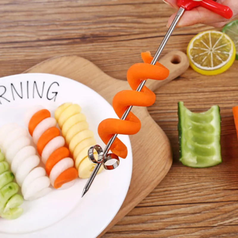 Vegetables Carving Tool Potato Carrot Cucumber Salad Chopper Manual Spiral Screw Slicer JCFCJ207
Vegetables Carving Tool Potato Carrot Cucumber Salad Chopper Manual Spiral Screw Slicer JCFCJ207