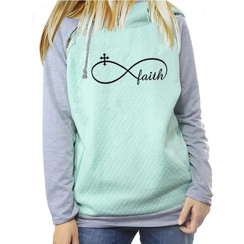 Zipper Decoration Faith Letters Print Hoodies For Women Tops Sweatshirt Femmes Sweatshirts Hoodies Women Pockets Loose Pattern
Zipper Decoration Faith Letters Print Hoodies For Women Tops Sweatshirt Femmes Sweatshirts Hoodies Women Pockets Loose Pattern