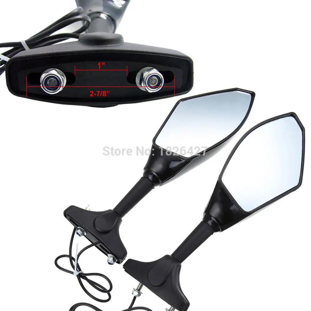 Bright black LED Rear Turn Signal Rear Mirror For Honda Suzuki Yamaha Kawasaki Ninja 250 500 ZX 6R 10R 12R ZX-14 ZX-RR ZX600
Bright black LED Rear Turn Signal Rear Mirror For Honda Suzuki Yamaha Kawasaki Ninja 250 500 ZX 6R 10R 12R ZX-14 ZX-RR ZX600
