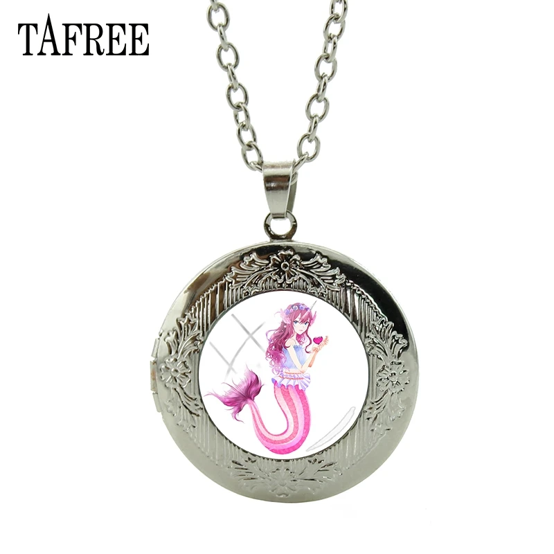 TAFREE Classic Mermaid Elves Necklace Locket Pendant Art Pattern Statement Jewelry For Women Girls Best Friend Gift
TAFREE Classic Mermaid Elves Necklace Locket Pendant Art Pattern Statement Jewelry For Women Girls Best Friend Gift