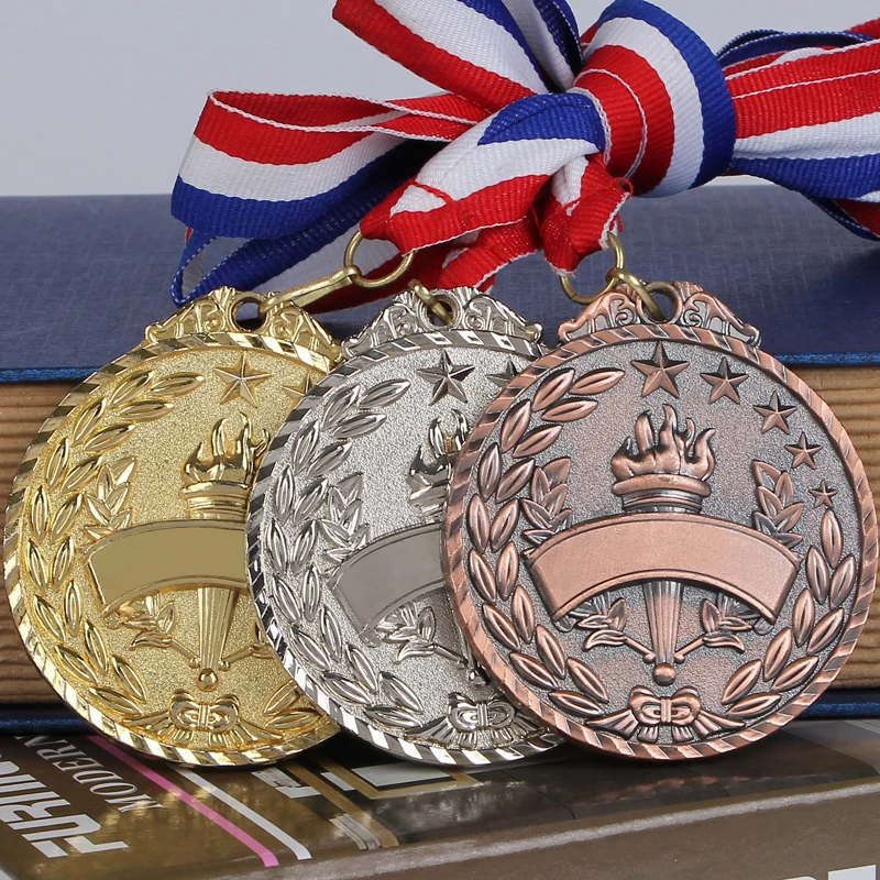 The Olympic Torch Gold Silver Bronze Medal Souvenir Zinc Alloy Official Sport Match Adward Sport Competition Medal Prize for kid
The Olympic Torch Gold Silver Bronze Medal Souvenir Zinc Alloy Official Sport Match Adward Sport Competition Medal Prize for kid