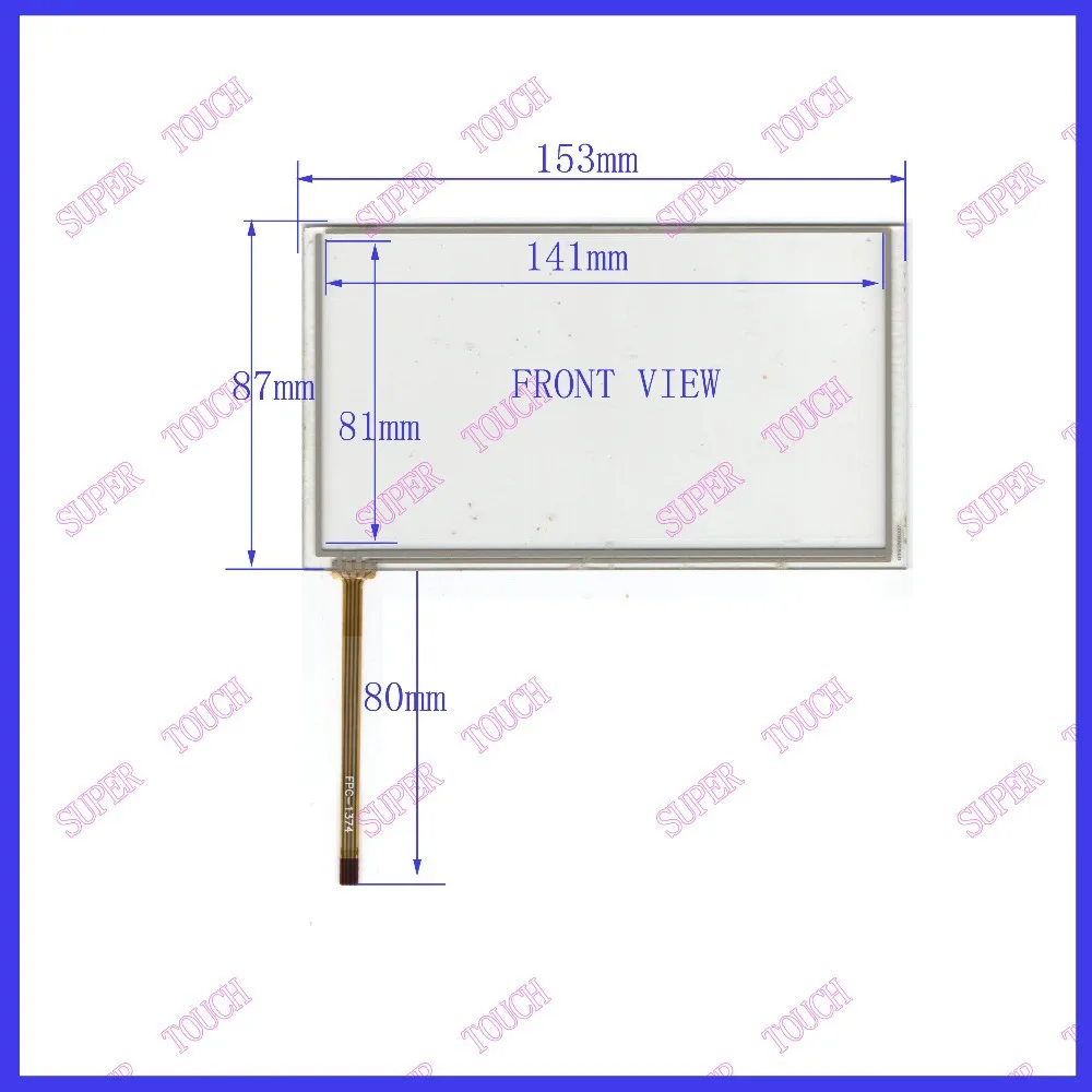 ZhiYuSun POST 6.2 inch 4-wire resistive touch panel for Car DVD, 153*87 GPS Navigator screen HLD-TP-2273 FOR EC7
ZhiYuSun POST 6.2 inch 4-wire resistive touch panel for Car DVD, 153*87 GPS Navigator screen HLD-TP-2273 FOR EC7