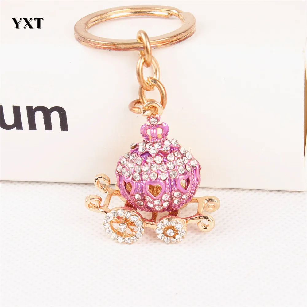 Pumpkin Carriage Lovely Cute Crystal Charm Purse Handbag Car Key Keyring Keychain Party Wedding Delicate Gift Hot Selling
Pumpkin Carriage Lovely Cute Crystal Charm Purse Handbag Car Key Keyring Keychain Party Wedding Delicate Gift Hot Selling