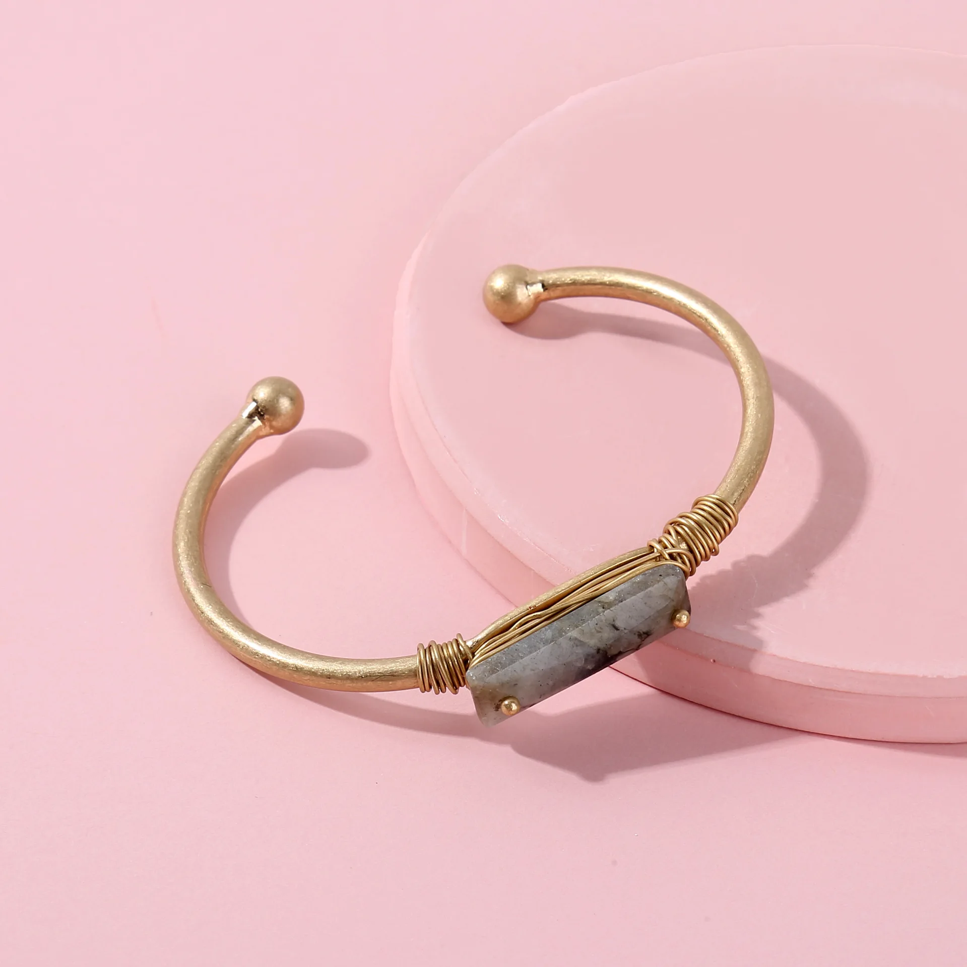 JOOLIM Natural Stone Cuff Bracelet Adjutable Statement Bangle For Women Cultural Bracelet
JOOLIM Natural Stone Cuff Bracelet Adjutable Statement Bangle For Women Cultural Bracelet