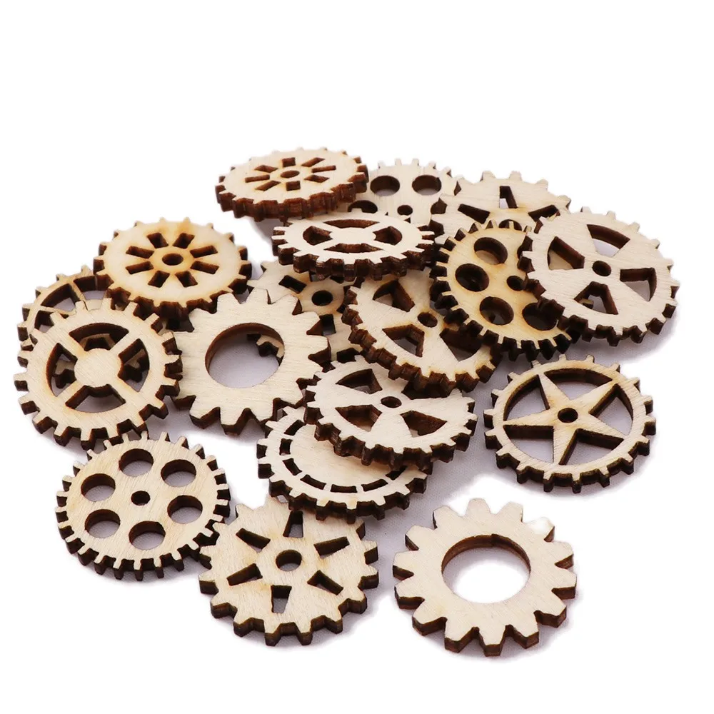40Pcs Mixed Random Mixed Wheel Gear Natural Wooden Scrapbooking Craft Handmade Movement Retro DIY Gear Charms Jewelry Accessorie
40Pcs Mixed Random Mixed Wheel Gear Natural Wooden Scrapbooking Craft Handmade Movement Retro DIY Gear Charms Jewelry Accessorie