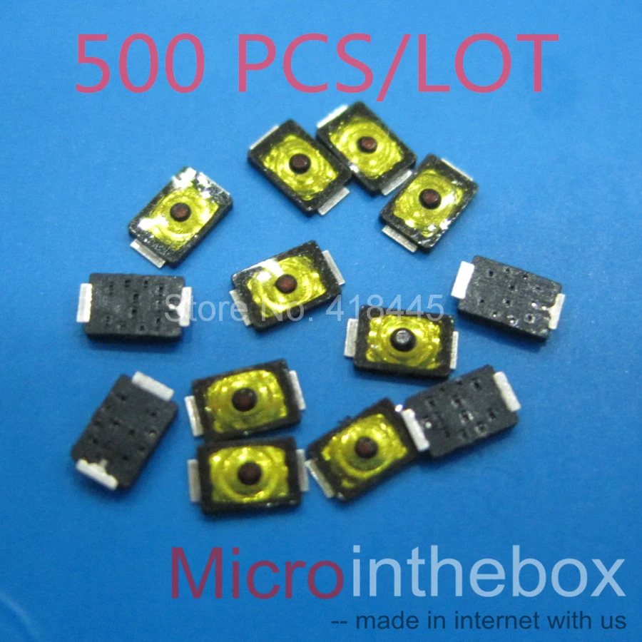 Tact switch 2x3x0.6 Ultra thin 500PCS/LOT mini micro 2pin smd small size for wearable device watch headset
Tact switch 2x3x0.6 Ultra thin 500PCS/LOT mini micro 2pin smd small size for wearable device watch headset