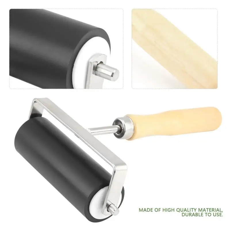 Heavy Duty Hard Rubber Brayer Roller Print Brush Ink Art Craft Nonslip Wooden Handle Oil Painting Tool
Heavy Duty Hard Rubber Brayer Roller Print Brush Ink Art Craft Nonslip Wooden Handle Oil Painting Tool