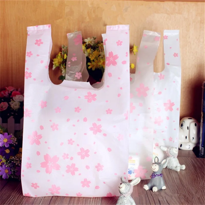 Пластиковые сумки-переноски Sakura 100 шт./лот, пластиковые пакеты для покупок с ручками 15*28 см, бесплатная доставка
Пластиковые сумки-переноски Sakura 100 шт./лот, пластиковые пакеты для покупок с ручками 15*28 см, бесплатная доставка