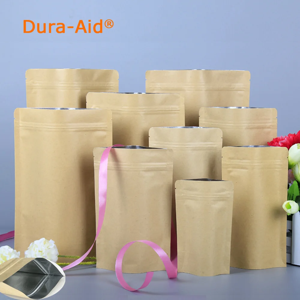 kraft paper aluminizing pouches zipper 15*21cm 5.9''*8.3'' stand up mini kraft paper bags small coffee paper bags 100pcs
kraft paper aluminizing pouches zipper 15*21cm 5.9''*8.3'' stand up mini kraft paper bags small coffee paper bags 100pcs