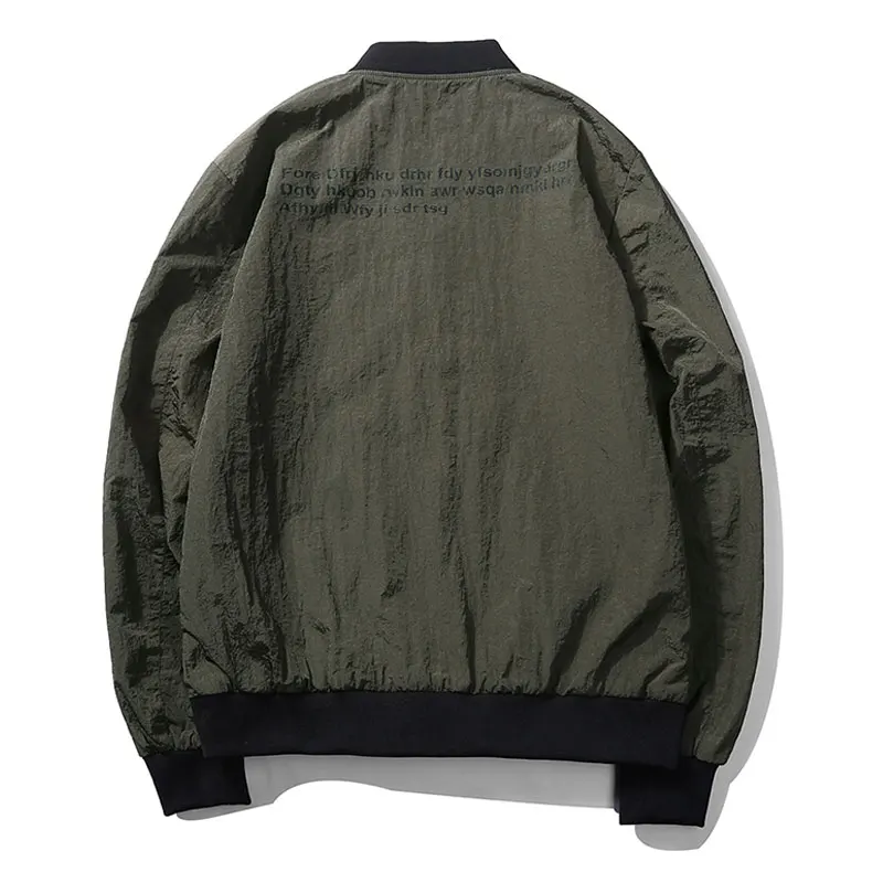 Casual Slim Fit Bomber Jacket Mens Jacket Coat Breathable Fashion Trend High Quality Men Jacket Outwear Chaqueta Hombre XXXL
Casual Slim Fit Bomber Jacket Mens Jacket Coat Breathable Fashion Trend High Quality Men Jacket Outwear Chaqueta Hombre XXXL