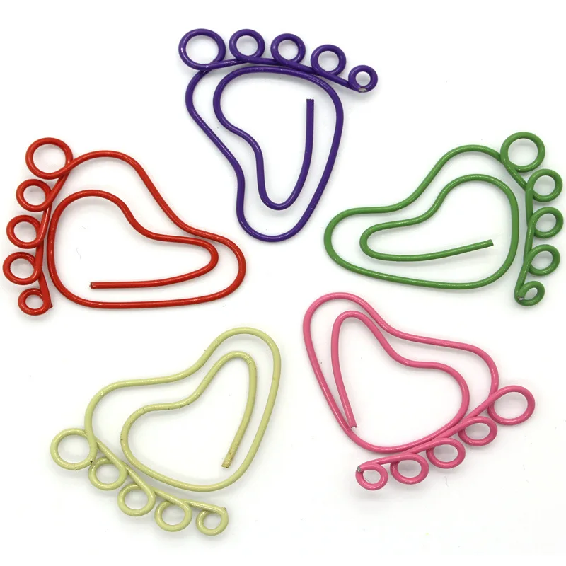 12pcs/lot Creative colorful Metal little feet clip Bookmarks metal box packaging paperclips color mixed school office supplies
12pcs/lot Creative colorful Metal little feet clip Bookmarks metal box packaging paperclips color mixed school office supplies