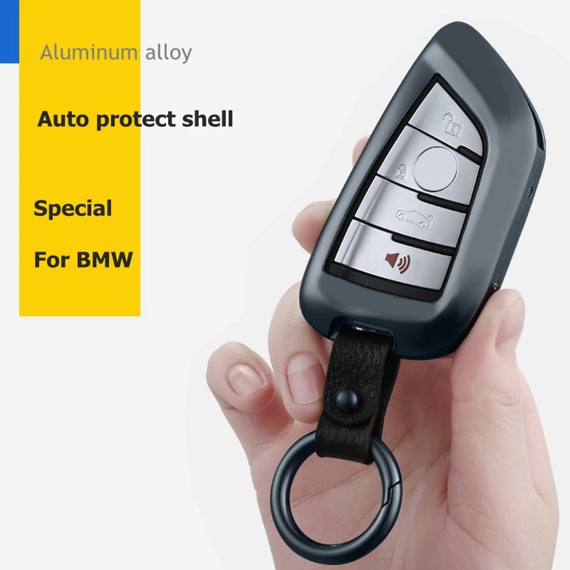 Aluminum Alloy Auto Key Cover Case Holder Shell key protective cover Keychain Smart Key For BMW 1 2 5 7 series X3 X4 X5 F15 X6
Aluminum Alloy Auto Key Cover Case Holder Shell key protective cover Keychain Smart Key For BMW 1 2 5 7 series X3 X4 X5 F15 X6