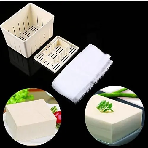 DIY Plastic Tofu mold Homemade Making Mold Soybean Curd Tofu Making Mold Kitchen Cooking Tool Set
DIY Plastic Tofu mold Homemade Making Mold Soybean Curd Tofu Making Mold Kitchen Cooking Tool Set