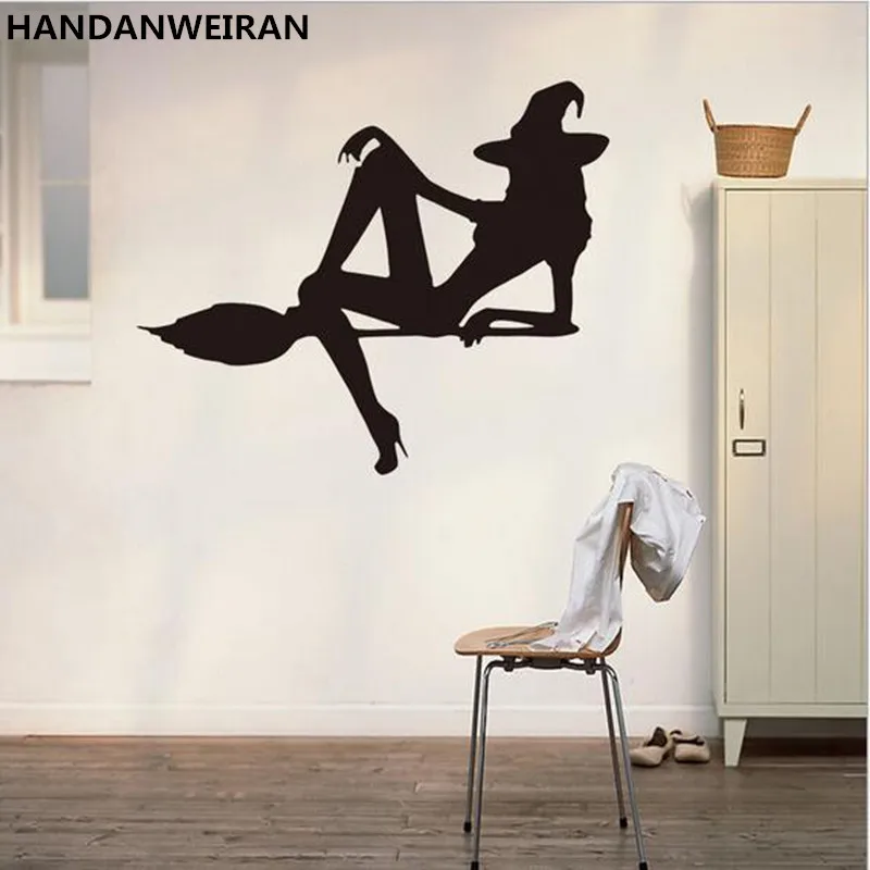 2020 new Halloween fashion witch wall stickers room bedroom decoration stickers removable waterproof stickers black
2020 new Halloween fashion witch wall stickers room bedroom decoration stickers removable waterproof stickers black