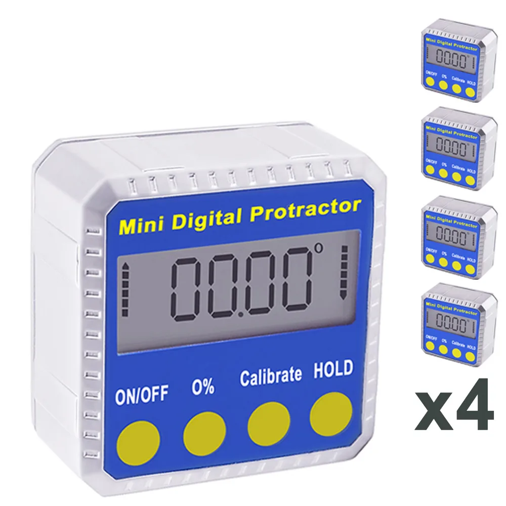 4 шт. x Цифровой угломер транспортир Инклинометр измеритель 4x90 градусов с магнитным основанием коническая коробка
4 шт. x Цифровой угломер транспортир Инклинометр измеритель 4x90 градусов с магнитным основанием коническая коробка