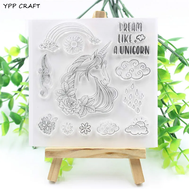 YPP CRAFT Cute Unicorn прозрачный силиконовый штамп/уплотнение для DIY скрапбукинга/фотоальбома, декоративный прозрачный штамп 235
YPP CRAFT Cute Unicorn прозрачный силиконовый штамп/уплотнение для DIY скрапбукинга/фотоальбома, декоративный прозрачный штамп 235