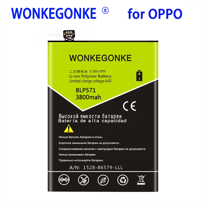 WONKEGONKE 3800mah BLP571 Battery for Oneplus One 1+ One Plus Battery for OPPO 64GB 16GB Batteries Bateria
WONKEGONKE 3800mah BLP571 Battery for Oneplus One 1+ One Plus Battery for OPPO 64GB 16GB Batteries Bateria